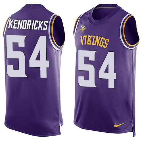 Order Nike Vikings #54 Eric Kendricks Purple Team Color Men's ...